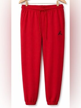 Nike Jordan Essentials Red Fleece Joggers Women’s M NWT Loose Fit Sweatpants